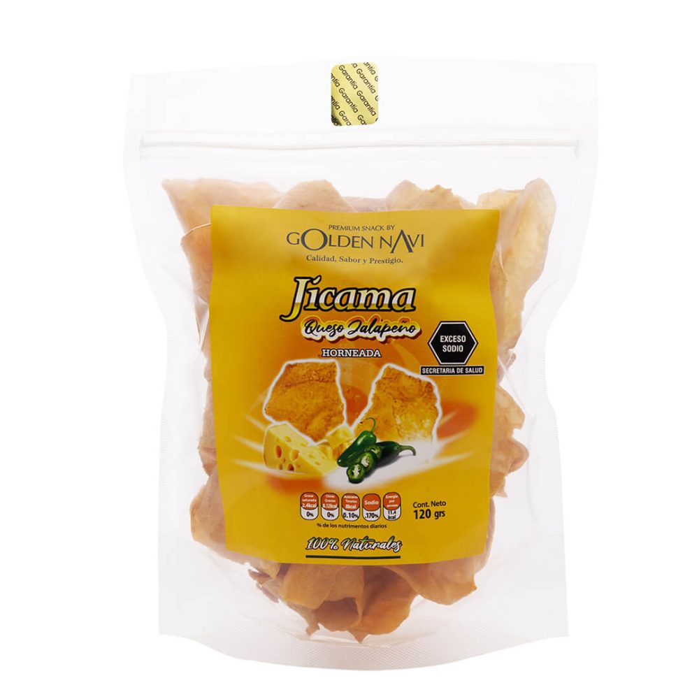 Jícama queso jalapeño